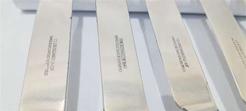 Antique Elkington & Co butter knives