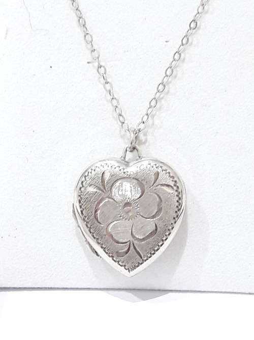 Sterling silver heart locket