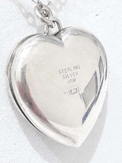 Sterling silver heart locket