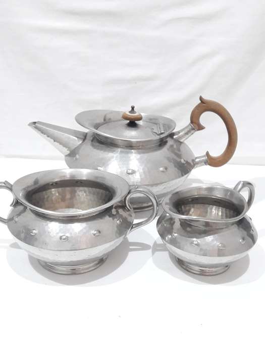 1930s Don Pewter teaset