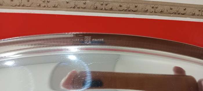 Vintage Letang & Remy stainless steel platter
