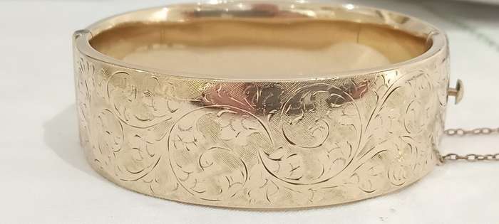Vintage L&Co 9k o metal core bangle