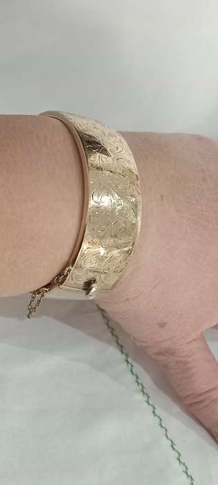 Vintage L&Co 9k o metal core bangle