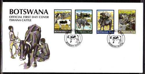 Botswana & Bechaunaland  FDC  2006  TSWANA CATTLE