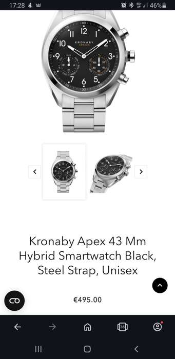 Kronaby (Sweden) Apex Hybrid Men`s Watch [Imported]