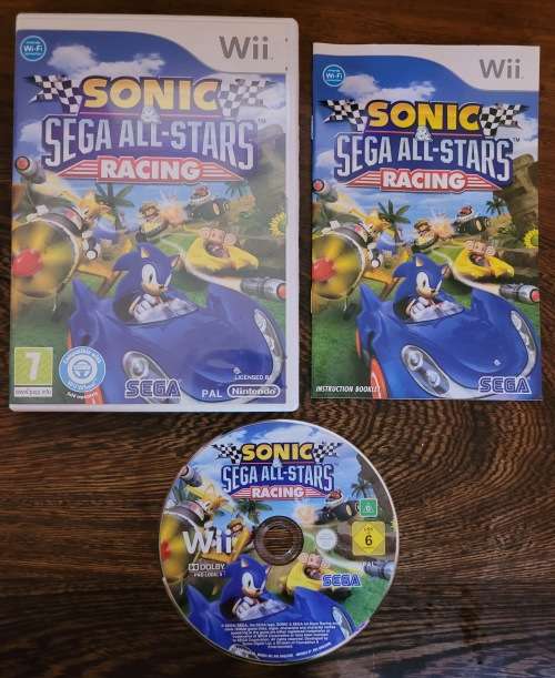 Sonic & Sega All Stars Racing - Nintendo Wii - Complete