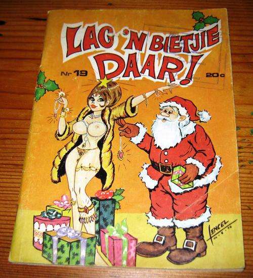 41 YEAR OLD "LAG N BIETJIE DAAR" NO 19 ILLUSTRATED COMIC BOOK BY LENCEL