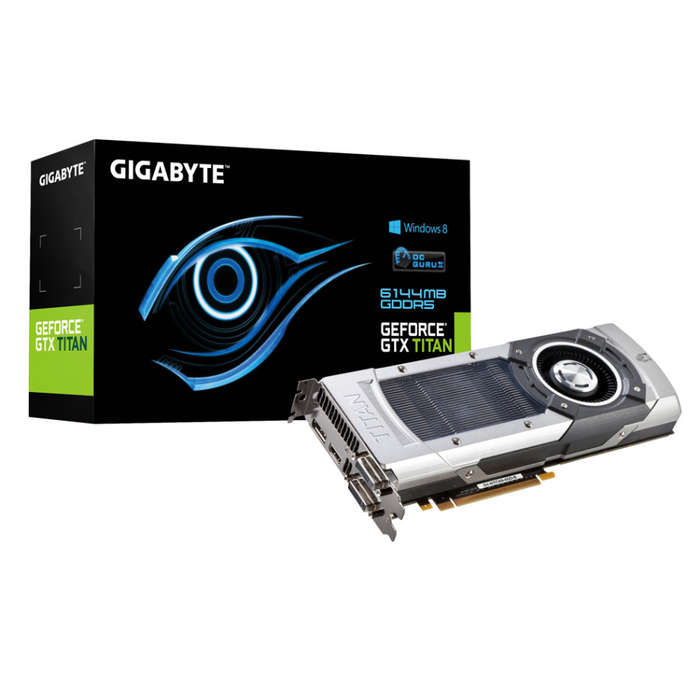 GIGABYTE GeForce GTX TITAN  GV-NTITAN-6GD-B 6GB 384-Bit DDR5 PCI Express 3.0 DirectX 11.1 Video Card