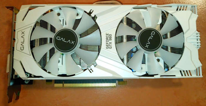 GALAX GEFORCE GTX 960 EXOC White 2GB 2GB DDR5 128-bit DVI-D/DVI-I/HDMI/DP Graphics Card