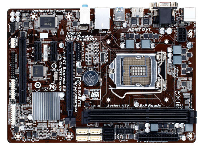 Gigabyte GA-B85M-HD3 (Rev1.0) MicroATX Socket 1150 Motherboard