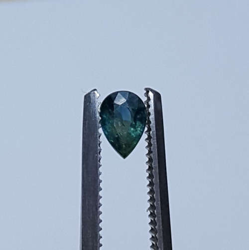 0.51ct Pear Cut Sapphire