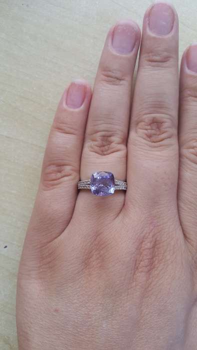 3.846ct Cushion Cut Genuine Tanzanite