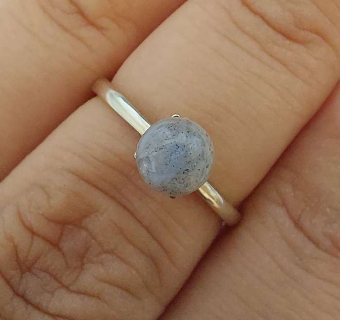 1ct Round Labradorite (two)