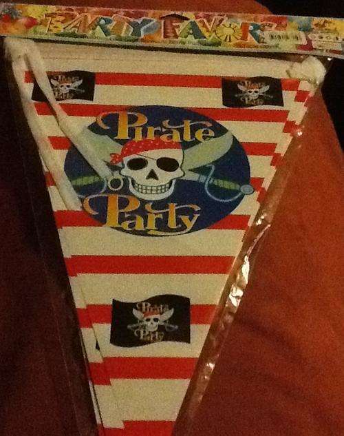 Pirate kids PARTY banner