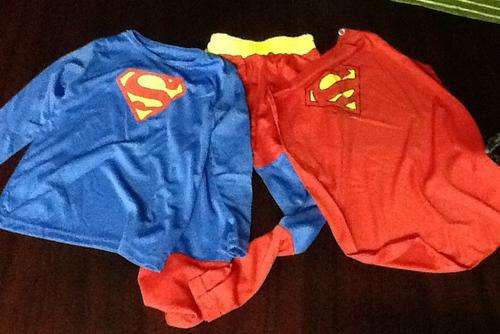 Superman dress up play suit medium +-3-5 yr - was R200