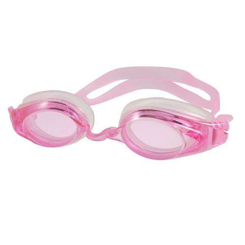 Swimming Goggles for kids - anti fog - silicone strap - pink