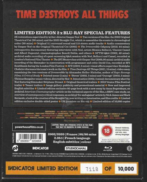 Irreversible (Limited Edition) [Blu-ray]