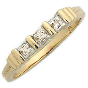 NEW DESIGN DIAMOND RING 9K SOLID YELLOW GOLD RING