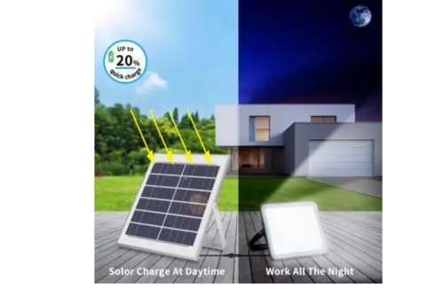 200W Flood Lights Solar Outdoor Waterproof