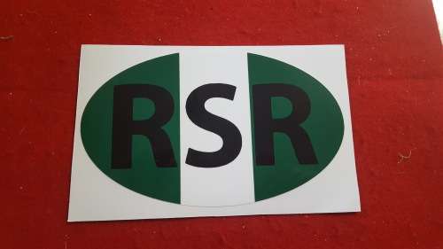 RHODESIA; Rhodesia Southern Rhodesia car sticker not period