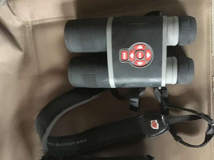 ATN NIGHT SIGHT WITH POUCH, SIMCARD, POWER CABLE