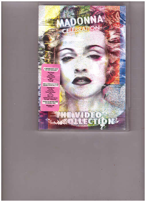 MADONNA, CELEBRATION, THE VIDEO COLLECTION WITH 2 DVD`S AND POSTER REGION FREE