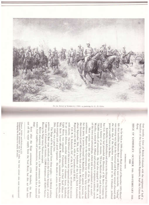 KIMBERLEY REGIMENT, ITS HISTORY