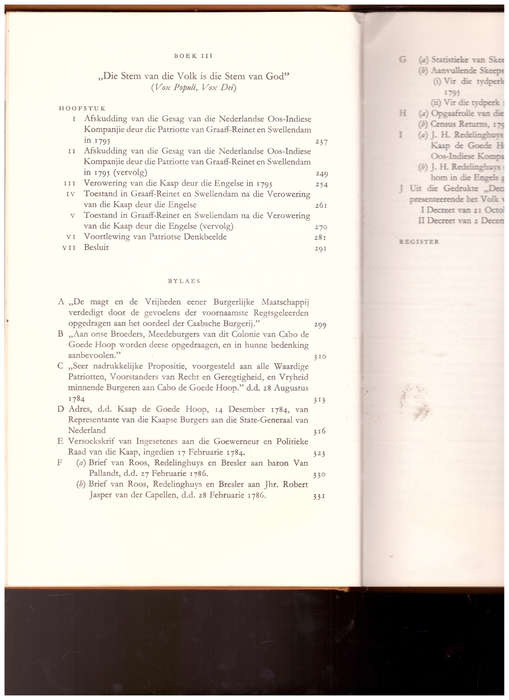 DIE KAAPSE PATRIOTTE 1779-1791