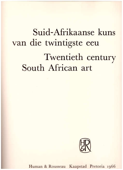 SUID-AFRIKAANSE KUNS VAN DIE TWINTIGSTE EEU