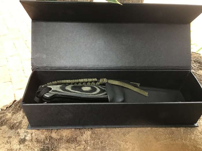 KIZLYAR SUPREME TACTICAL KNIFE MODEL: NIKKI AUS-8 STEEL