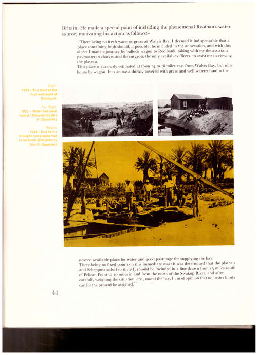 THE HISTORY OF THE PORT AND SETTLEMENT OF WALVIS BAY 1878-1978 *SIGNED* BY AUTHORS