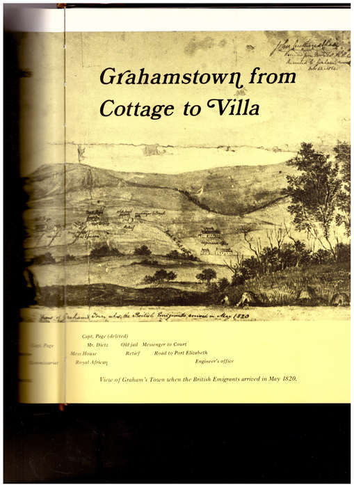 GRAHAMSTOWN FROM COTTAGE TO VILLA, 1/4 LEATHER LIMITED TO 100 COPIES, THIS IS NO. 27
