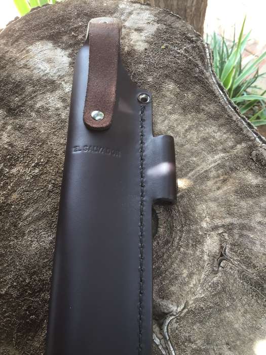 CONDOR LOW DRAG KNIFE 6,58 1075 CARBON STEEL BLADE, MICARTA HANDLE, WELTED LEATHER SHEATH CTK2814