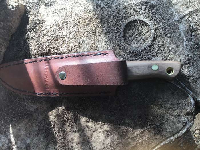 CONDOR MAYFLOWER KNIFE 3-4, WOOD HANDLE STAINLESS STEEL BLADE 440C