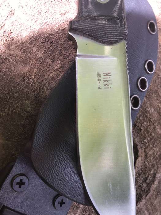 Kizlyar Supreme Tactical Knife Model: Nikki D2 Steel, Micarta Handle