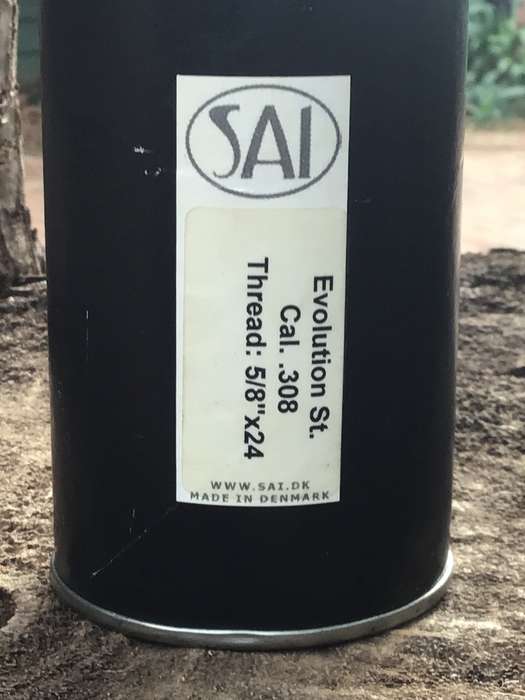 SMALL ARMS INDUSTRIES ( SAI) .308 SUPPRESSOR MODEL: EVOLUTION, THREAD 5/8x24