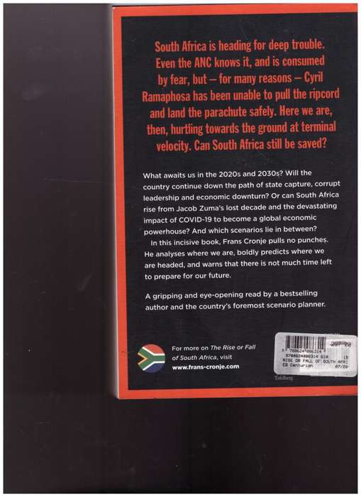 THE RISE AND FALL OF SOUTH AFRICA by FRANS CRONJE