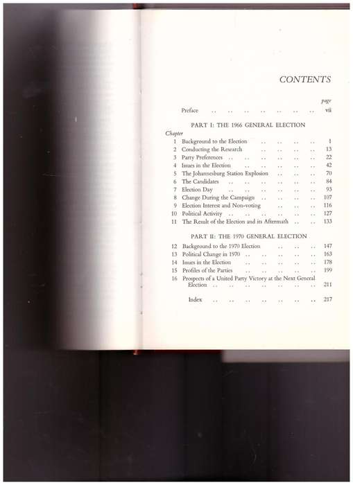THE SOUTH AFRICAN VOTER by H LEVER
