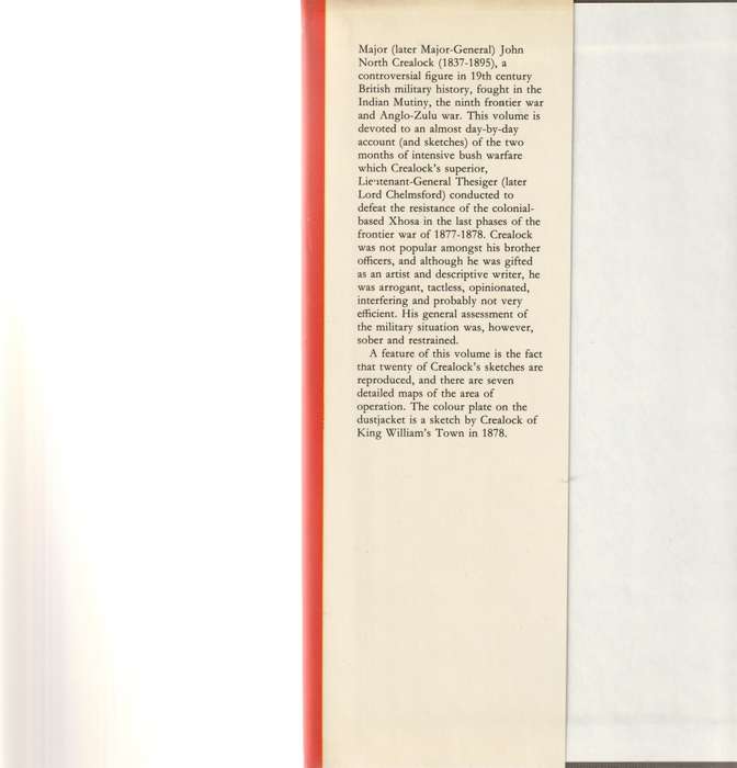 THE FRONTIER WAR: JOURNAL OF MAJOR JOHN GREALOCK 1878