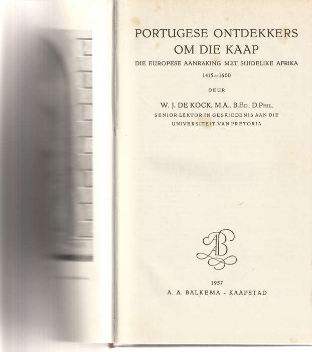 PORTUGESE ONTDEKKERS OM DIE KAAP