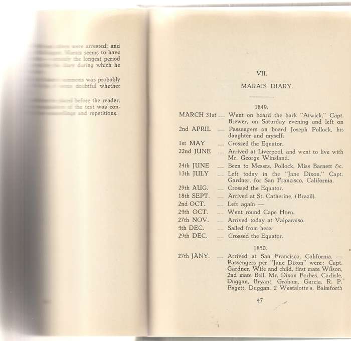 ARGONAUTS OF THE RAND: STORY OF THE DISCOVERY OF THE MAIN REEF, WITH THE MARAIS-DIARIE, 1849-1865
