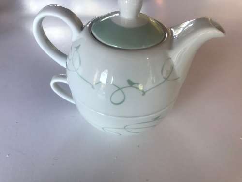 Teapot cup set, tea for one, WOOLWORTHS.