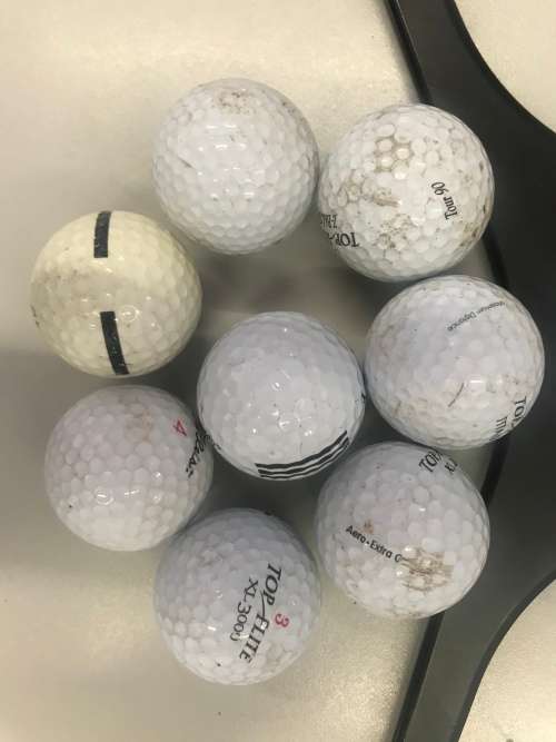 8 golf balls