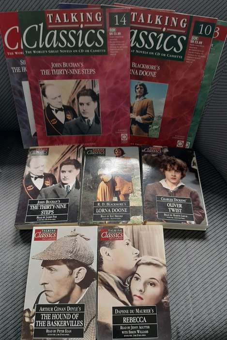 5 audio Books on cassette
