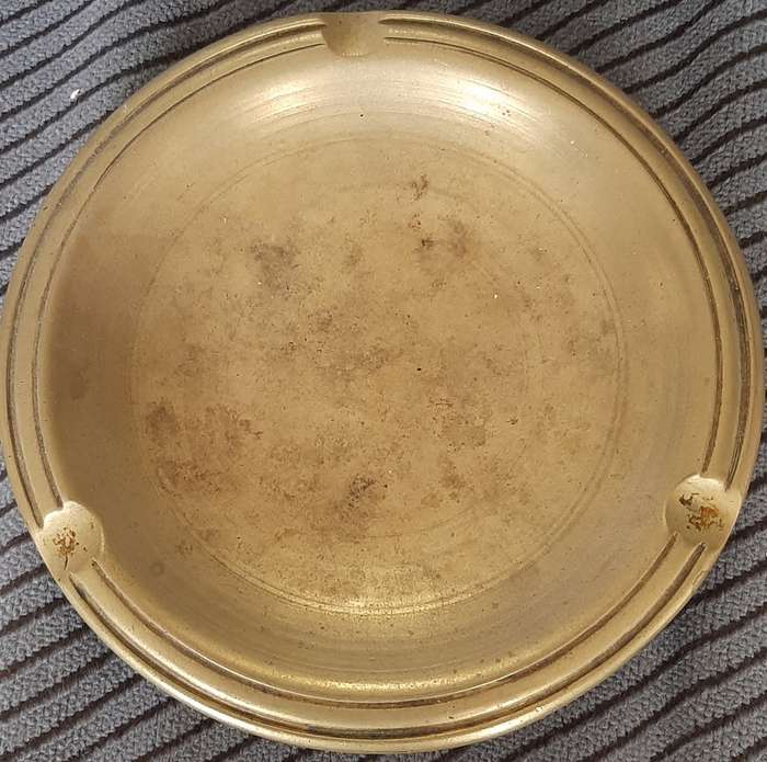 Brass Round Ashtray
