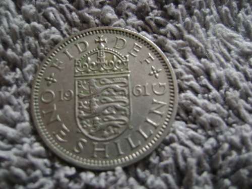 Great Britain  one Shilling  1961