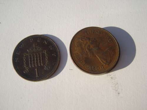 GB 1 penny 1971