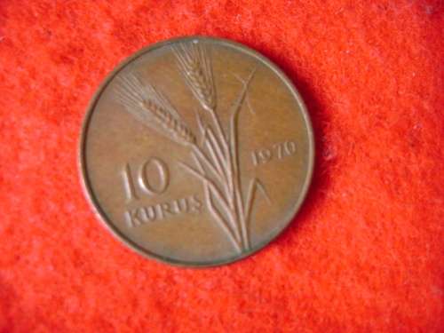 Turkey 10 Kurus 1970