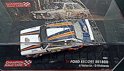 Champion Rally Cars Ford Escort RS1800 A Vatanen & D Richards 1/32 (in Original Box)