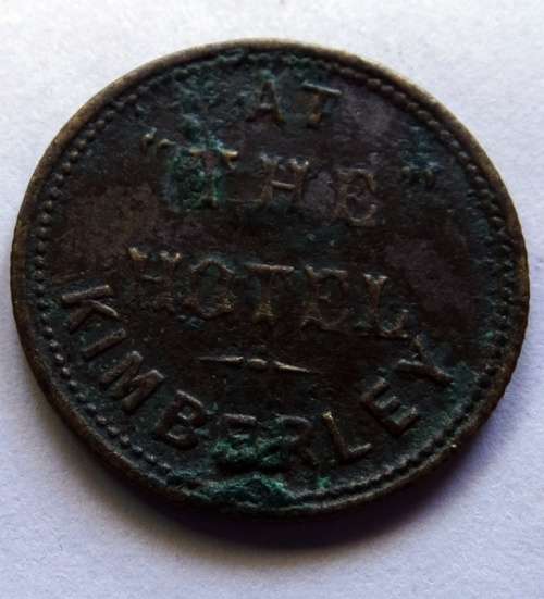 ## Scarce At The Hotel Kimberley Token ## 1 Shilling